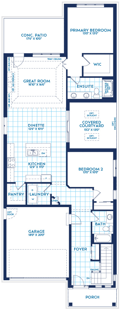 Brock Model Floor Plan