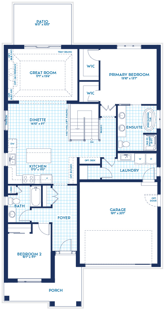 Erie Model Floor Plan