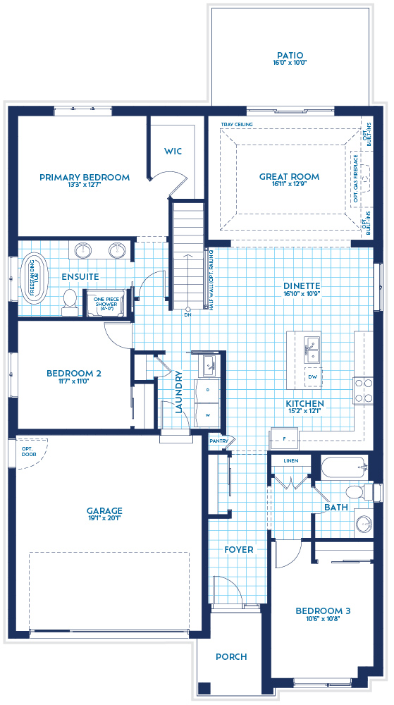 Temagami Model Floor Plan